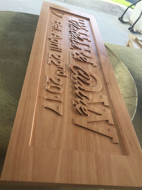 cnc wedding signs|CNC Routing & Signage .